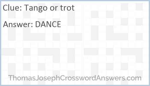 Tango or trot Answer