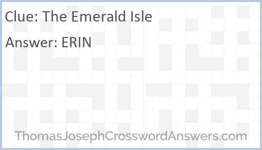 The Emerald Isle Answer