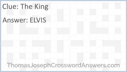 “The King” Answer