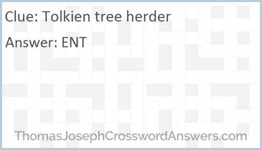 Tolkien tree herder Answer