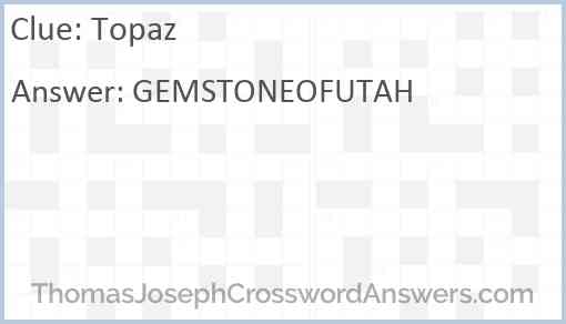 Topaz Answer