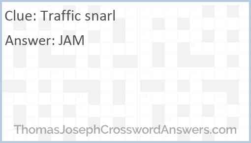 Traffic snarl Answer