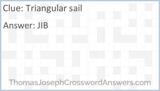 Triangular sail Answer