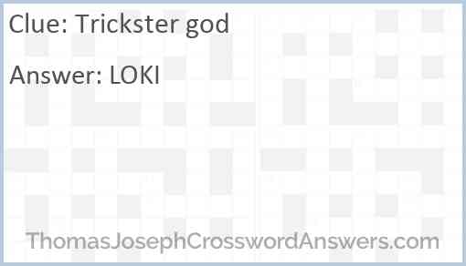 Trickster god Answer