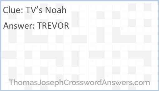 TV’s Noah Answer