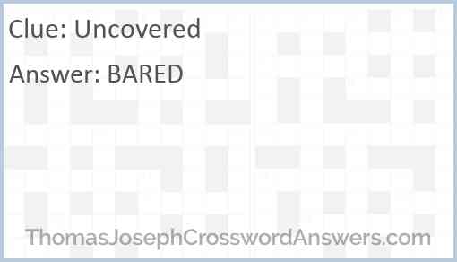 Uncovered Answer