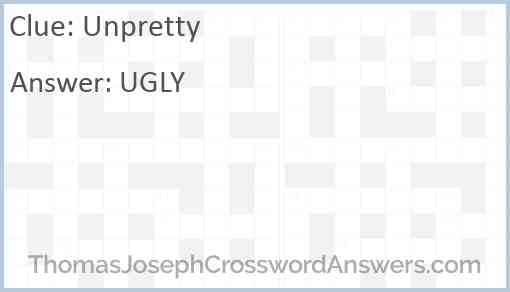 Unpretty Answer