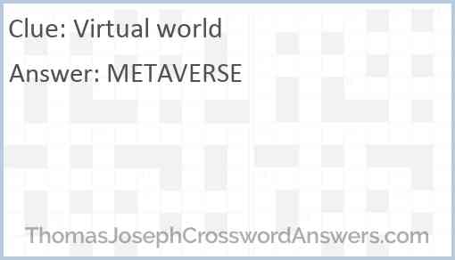 Virtual world Answer