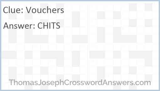 Vouchers Answer