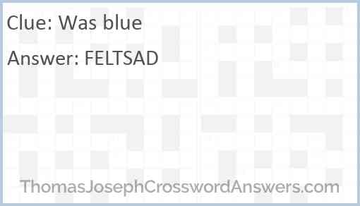 Was blue Answer