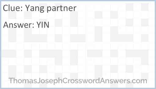 Yang partner Answer