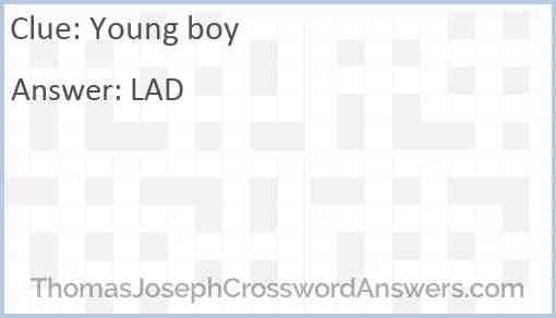 Young boy Answer