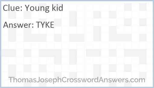 Young kid Answer