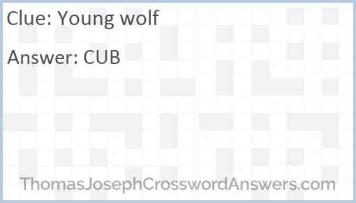 Young wolf Answer